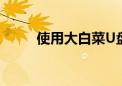 使用大白菜U盘轻松实现系统重装